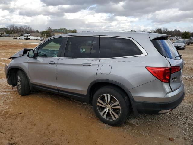 5FNYF6H55JB055342 - 2018 HONDA PILOT EXL SILVER photo 2