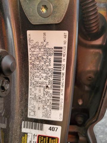 3TMJU4GN5DM147645 - 2013 TOYOTA TACOMA DOUBLE CAB PRERUNNER CHARCOAL photo 12