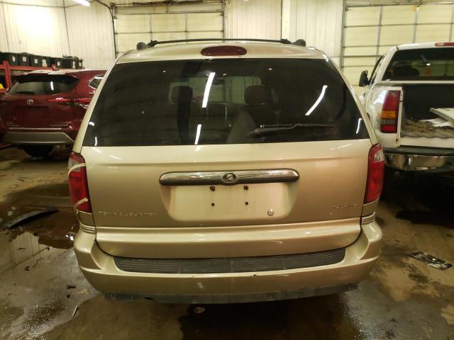 2C4GP54L15R145329 - 2005 CHRYSLER TOWN & COU TOURING TAN photo 6