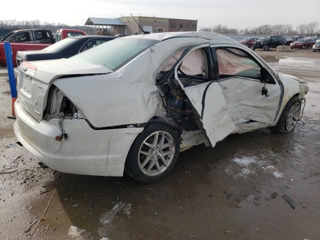 3FAHP0JG1CR398551 - 2012 FORD FUSION SEL WHITE photo 3