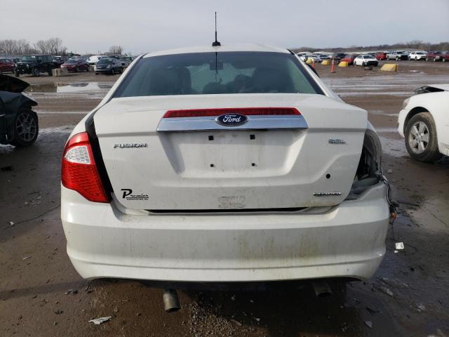 3FAHP0JG1CR398551 - 2012 FORD FUSION SEL WHITE photo 6