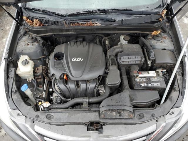 5NPEB4AC1EH827595 - 2014 HYUNDAI SONATA GLS GRAY photo 11