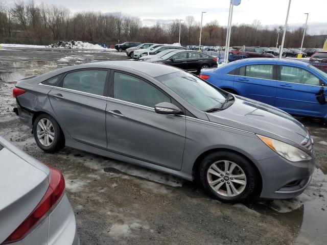 5NPEB4AC1EH827595 - 2014 HYUNDAI SONATA GLS GRAY photo 4