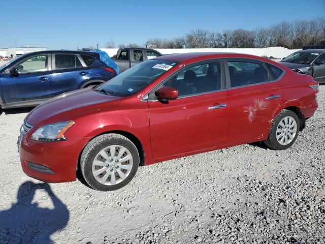 3N1AB7AP5DL745812 - 2013 NISSAN SENTRA S RED photo 1