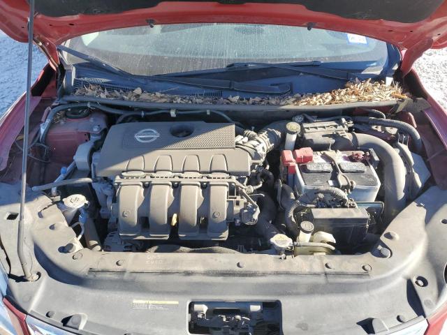 3N1AB7AP5DL745812 - 2013 NISSAN SENTRA S RED photo 11