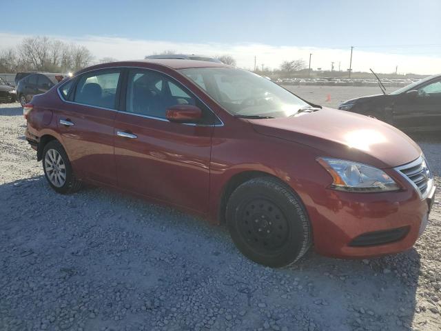 3N1AB7AP5DL745812 - 2013 NISSAN SENTRA S RED photo 4