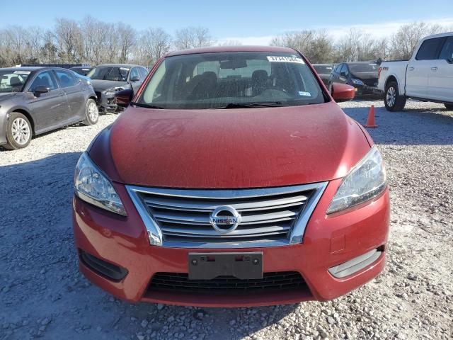 3N1AB7AP5DL745812 - 2013 NISSAN SENTRA S RED photo 5