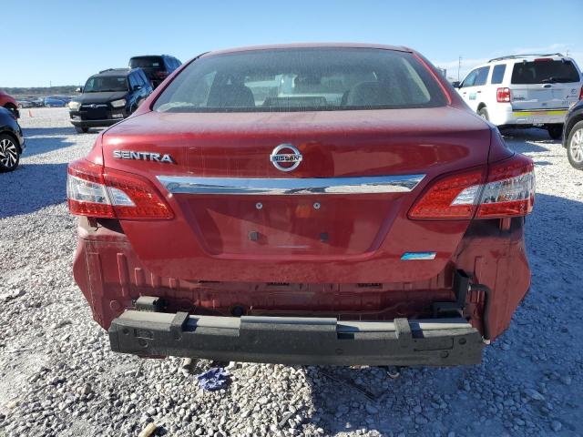 3N1AB7AP5DL745812 - 2013 NISSAN SENTRA S RED photo 6