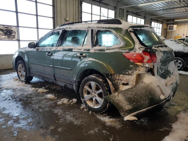 4S4BRBAC8E3307520 - 2014 SUBARU OUTBACK 2.5I GREEN photo 2