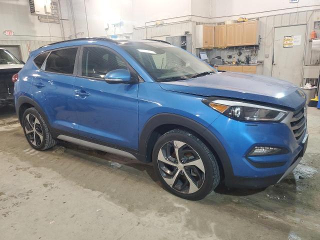 KM8J33A21JU703996 - 2018 HYUNDAI TUCSON VALUE BLUE photo 4