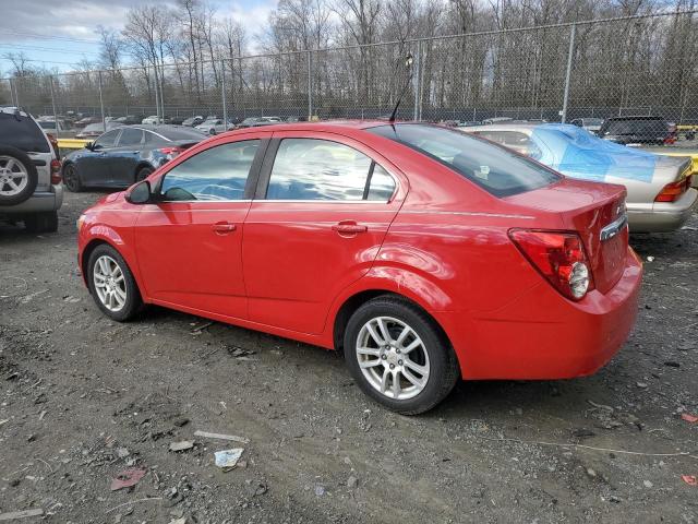 1G1JC5SH5C4154186 - 2012 CHEVROLET SONIC LT RED photo 2