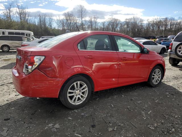 1G1JC5SH5C4154186 - 2012 CHEVROLET SONIC LT RED photo 3