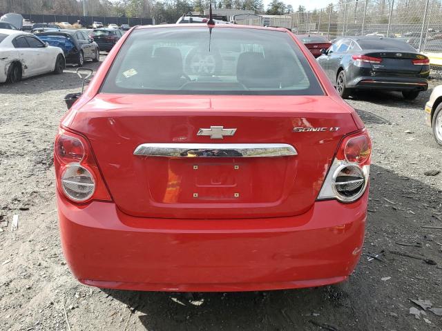 1G1JC5SH5C4154186 - 2012 CHEVROLET SONIC LT RED photo 6