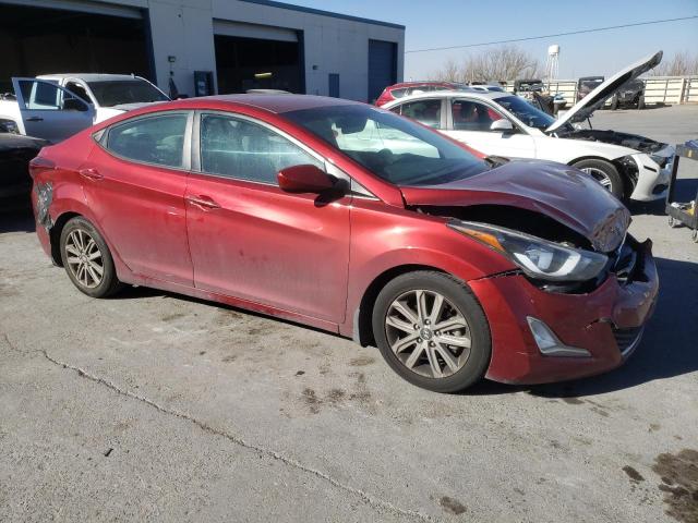 5NPDH4AE7GH695523 - 2016 HYUNDAI ELANTRA SE RED photo 4