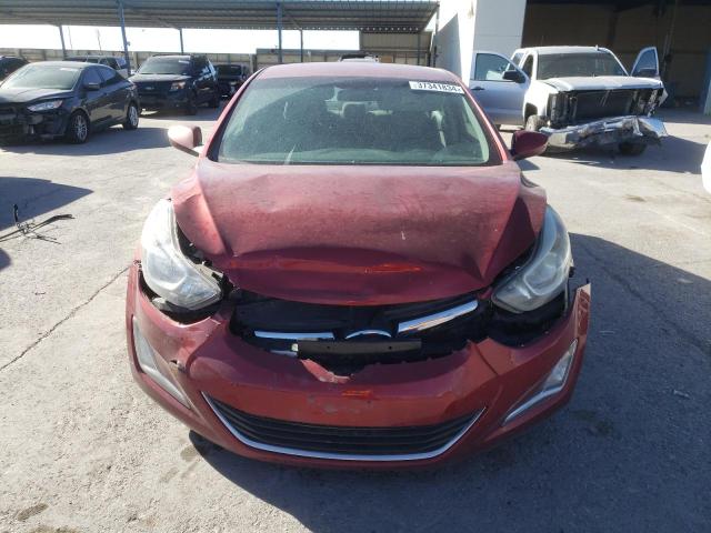 5NPDH4AE7GH695523 - 2016 HYUNDAI ELANTRA SE RED photo 5