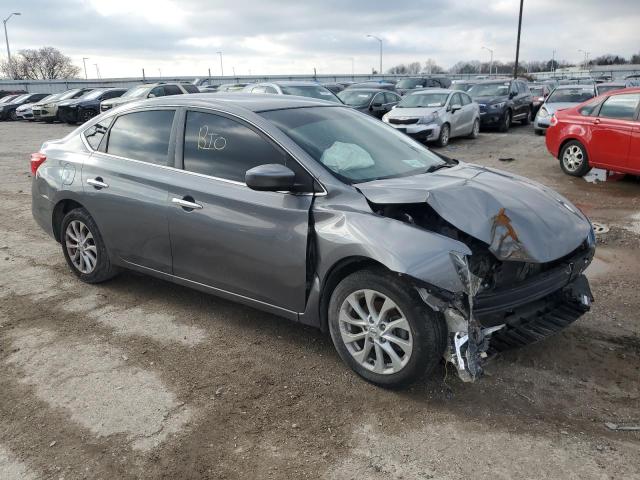 3N1AB7AP5KL622637 - 2019 NISSAN SENTRA S GRAY photo 4