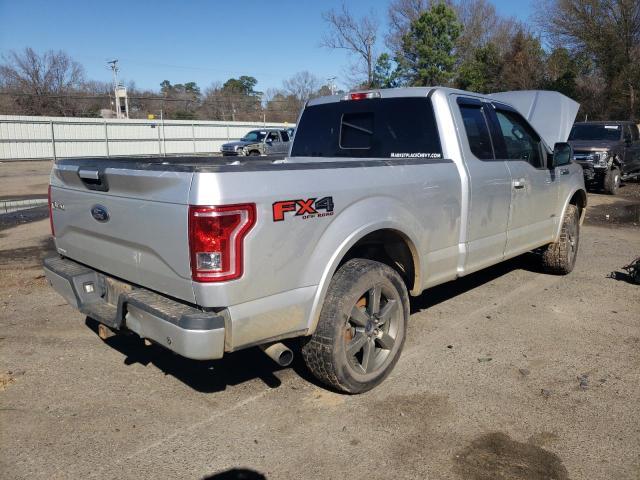 1FTEX1EPXFKD99834 - 2015 FORD F150 SUPER CAB SILVER photo 4