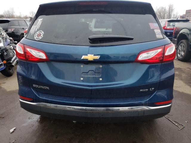 2GNAXUEV6L6105107 - 2020 CHEVROLET EQUINOX LT BLUE photo 6