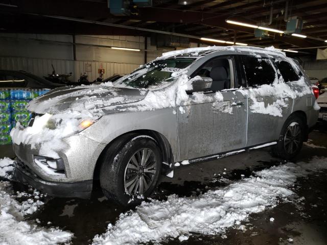 5N1DR2MM4JC619115 - 2018 NISSAN PATHFINDER S SILVER photo 1