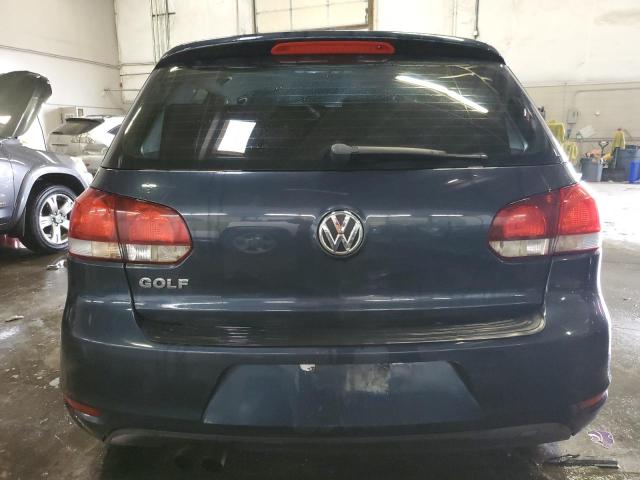 WVWDB7AJ1DW105323 - 2013 VOLKSWAGEN GOLF BLUE photo 6