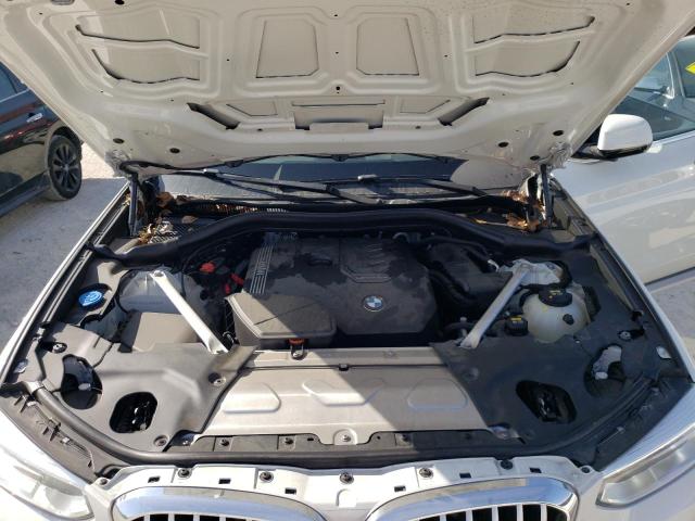 5UXTY3C03L9D30588 - 2020 BMW X3 SDRIVE30I WHITE photo 12