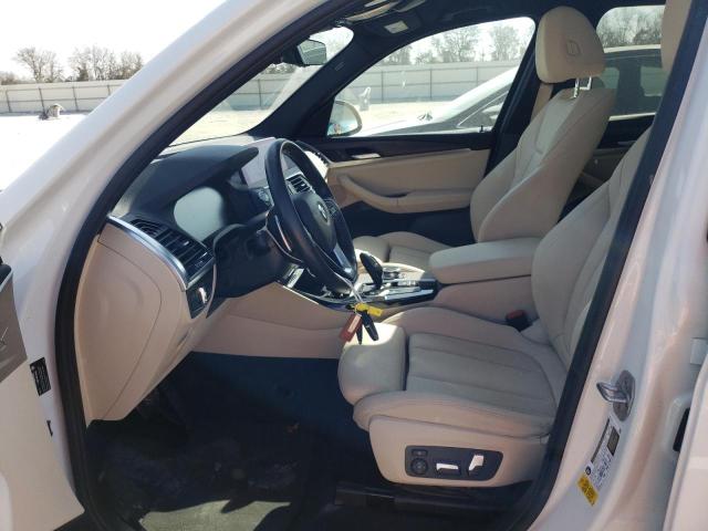 5UXTY3C03L9D30588 - 2020 BMW X3 SDRIVE30I WHITE photo 7