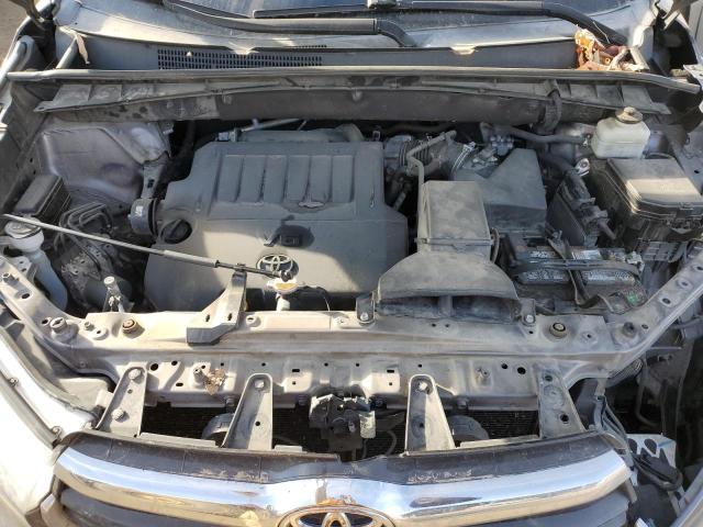 5TDJKRFH3GS504758 - 2016 TOYOTA HIGHLANDER XLE GRAY photo 12