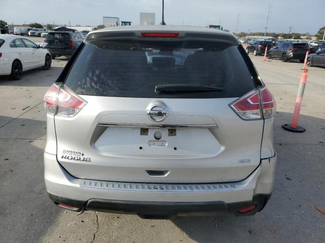 KNMAT2MV1FP568948 - 2015 NISSAN ROGUE S SILVER photo 6