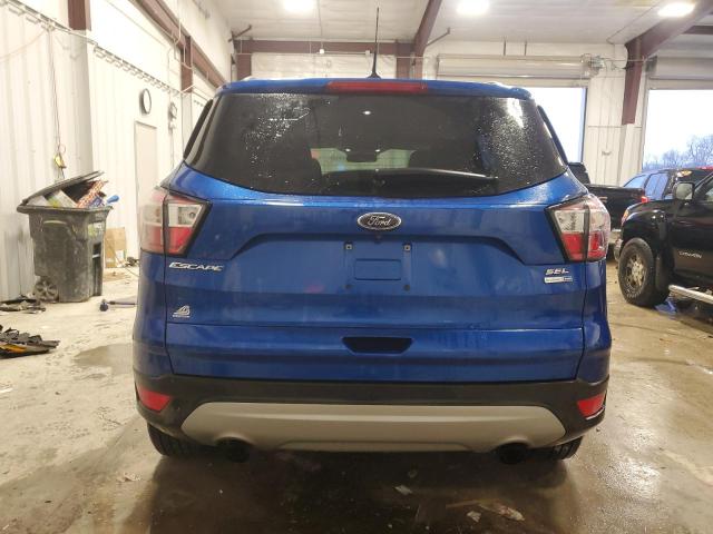 1FMCU9HD5JUD01611 - 2018 FORD ESCAPE SEL BLUE photo 6