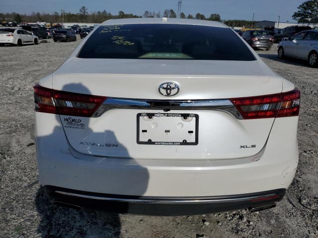 4T1BK1EB0HU264029 - 2017 TOYOTA AVALON XLE WHITE photo 6