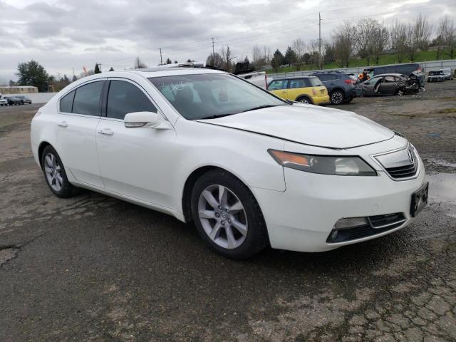 19UUA8F54DA011195 - 2013 ACURA TL TECH WHITE photo 4