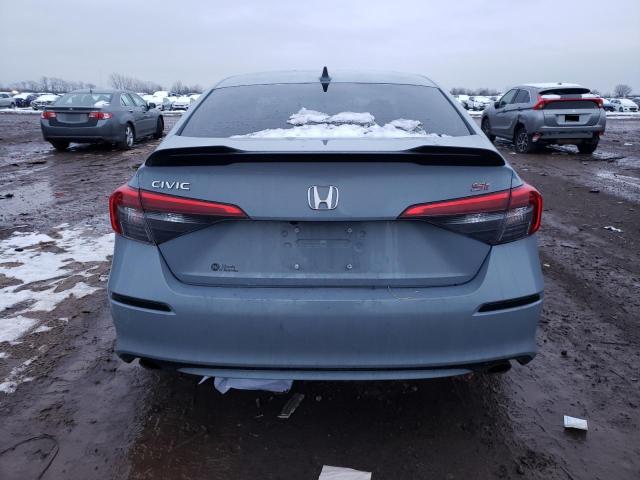 2HGFE1E53PH471315 - 2023 HONDA CIVIC SI GRAY photo 6