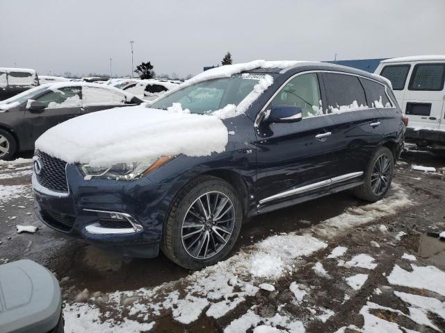 5N1DL0MM6KC526037 - 2019 INFINITI QX60 LUXE BLUE photo 1