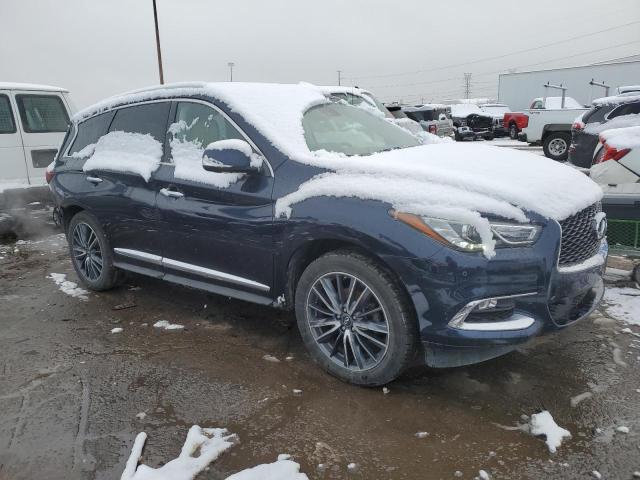 5N1DL0MM6KC526037 - 2019 INFINITI QX60 LUXE BLUE photo 4