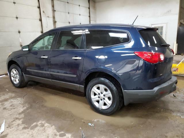 1GNKVFEDXBJ279650 - 2011 CHEVROLET TRAVERSE LS BLUE photo 2