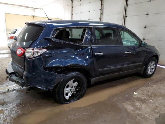 1GNKVFEDXBJ279650 - 2011 CHEVROLET TRAVERSE LS BLUE photo 3