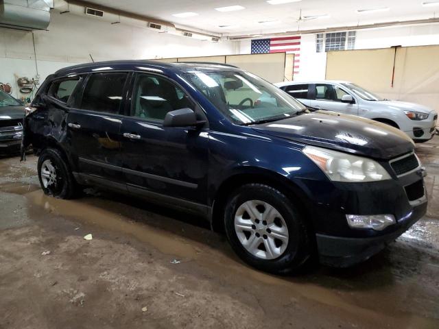 1GNKVFEDXBJ279650 - 2011 CHEVROLET TRAVERSE LS BLUE photo 4