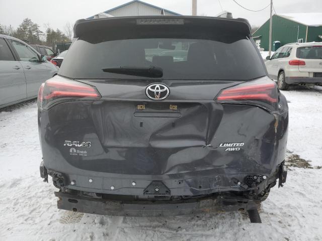 JTMDFREV7JJ721582 - 2018 TOYOTA RAV4 LIMITED GRAY photo 6