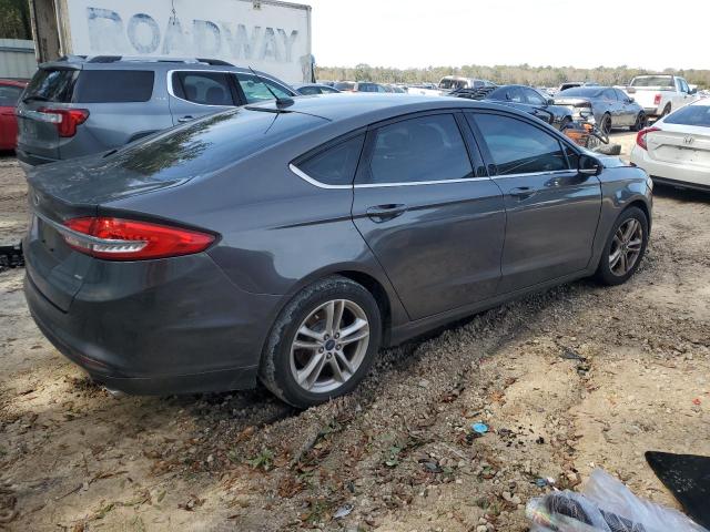 3FA6P0H77JR135538 - 2018 FORD FUSION SE CHARCOAL photo 3