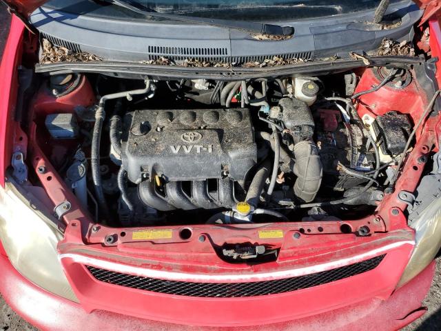 JTKKT624350094037 - 2005 TOYOTA SCION XA RED photo 11