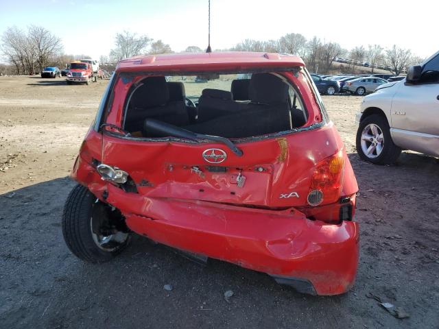 JTKKT624350094037 - 2005 TOYOTA SCION XA RED photo 6