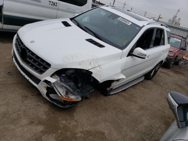 4JGDA5HBXFA481598 - 2015 MERCEDES-BENZ ML 350 4MATIC WHITE photo 1