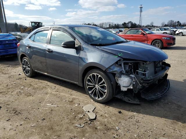 2T1BURHE5FC464367 - 2015 TOYOTA COROLLA L GRAY photo 4