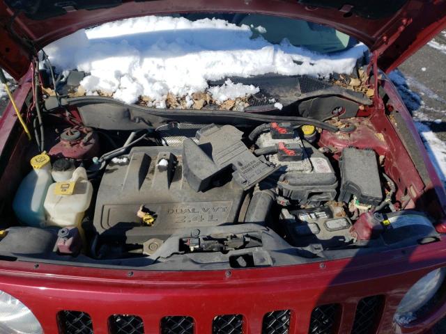 1C4NJRFB7CD658525 - 2012 JEEP PATRIOT LATITUDE RED photo 7