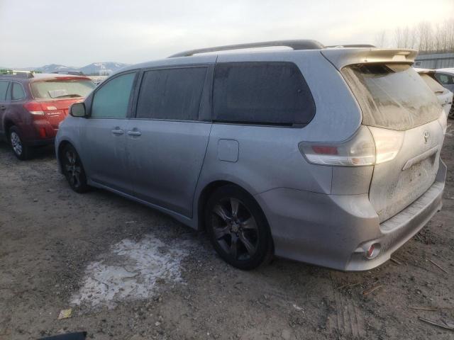 5TDXK3DC7BS076653 - 2011 TOYOTA SIENNA SPORT SILVER photo 2