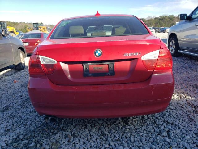 WBAVA335X7KX72187 - 2007 BMW 328 I RED photo 6