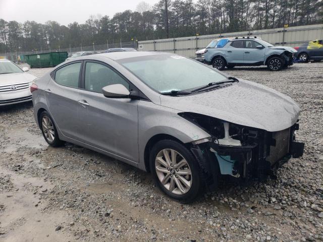 KMHDH4AE5FU225460 - 2015 HYUNDAI ELANTRA SE BLUE photo 4