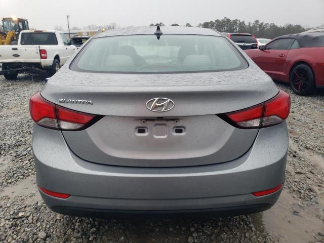 KMHDH4AE5FU225460 - 2015 HYUNDAI ELANTRA SE BLUE photo 6