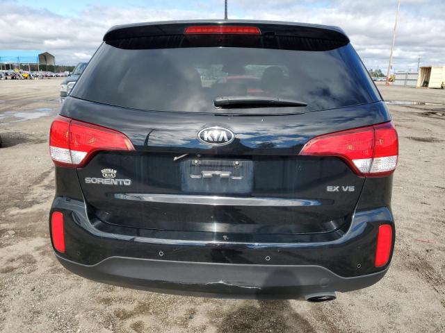 5XYKUDA79FG638234 - 2015 KIA SORENTO EX BLACK photo 6