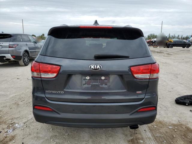 5XYPG4A34HG274950 - 2017 KIA SORENTO LX CHARCOAL photo 6